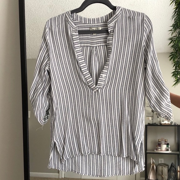 ViciDolls Striped Beach Shirt / Blouse - Picture 1 of 3